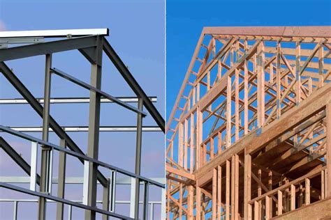 metal vs wood frame house cost|steel vs wood framing cost.